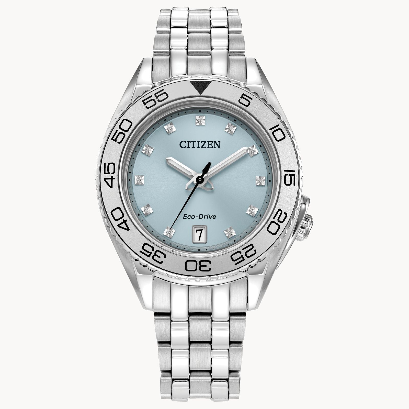 Citizen Eco Drive Carson Diamond Women's Blue Dial Watch FE6161-54L