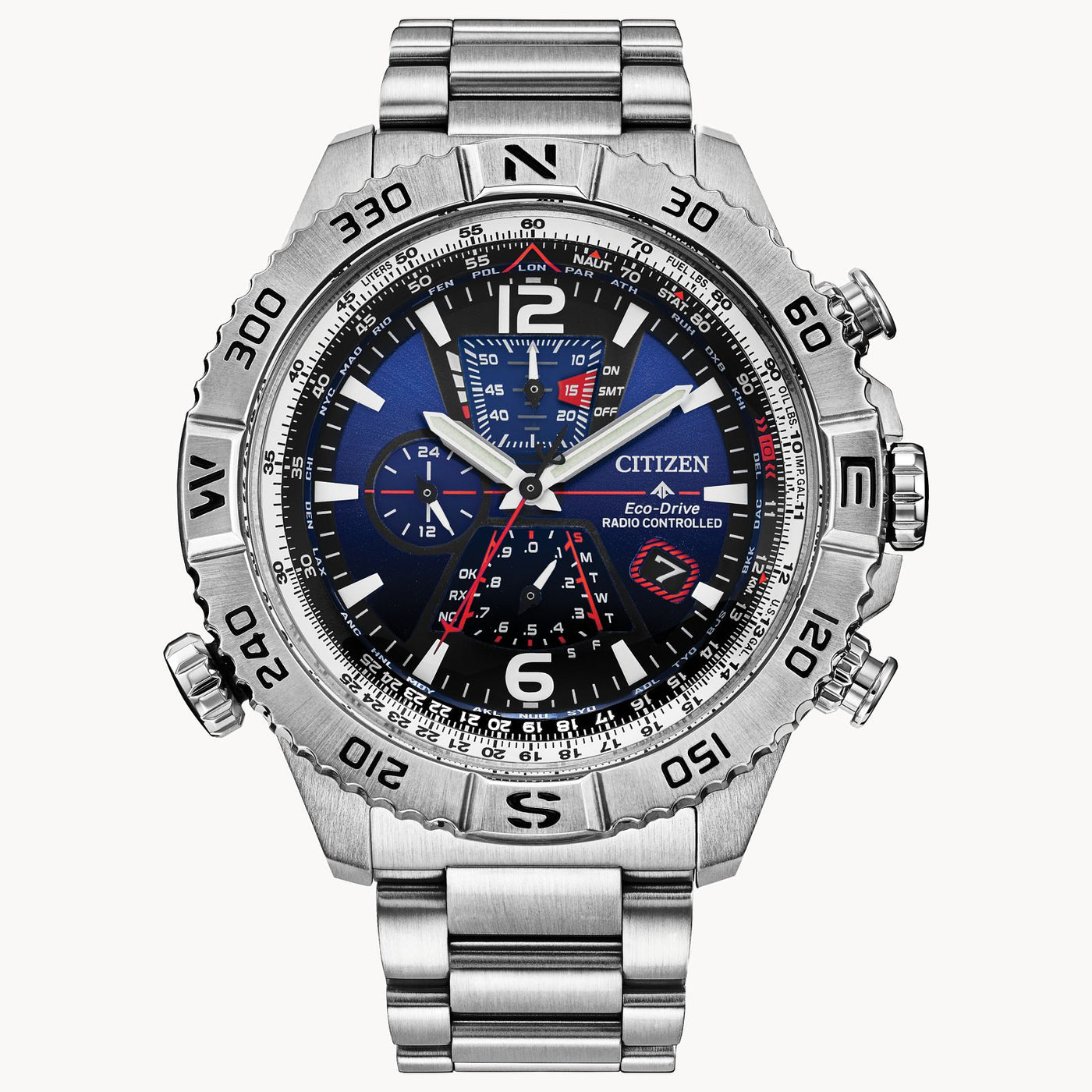 Citizen Promaster Navihawk A-T Eco-Drive Stainless Steel Watch