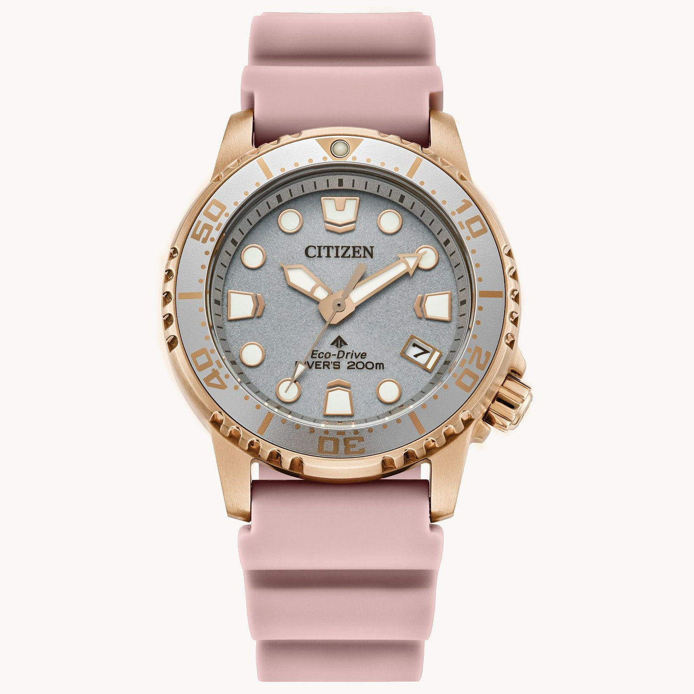 Citizen Eco-Drive Promaster Dive 200m Watch with a Pink Band