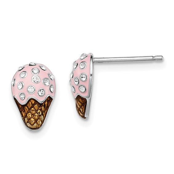 Children's Ice Cream Cone Earrings