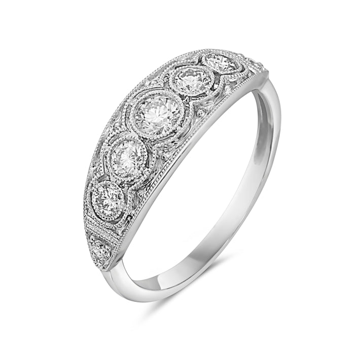 Vintage Inspired Diamond Ring from the Vera Collection