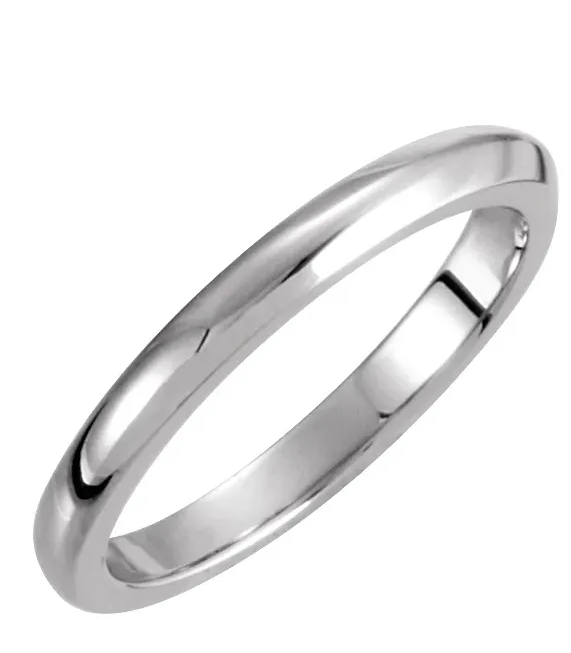 Wedding Band with Tapered Knife Edge 2.25mm - Sz. 7