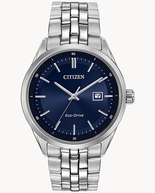Citizen Addysen Eco-Drive Stainless Steel Watch with a Blue Dial - Jewelmasters Hattiesburg - Jewelry Stores in Hattiesburg, Mississippi