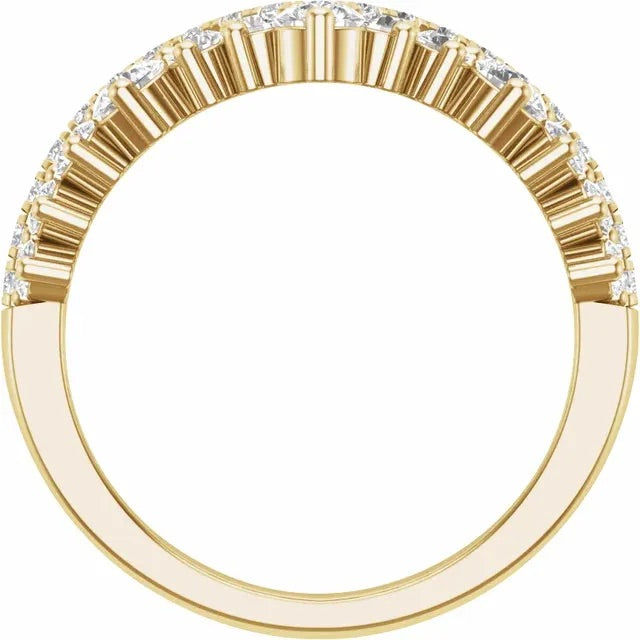 Lab Grown Diamond V Contour Ring