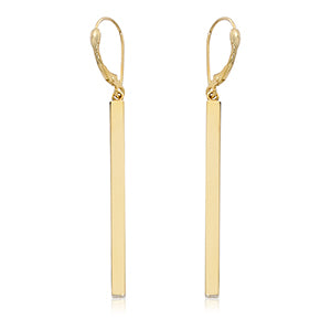Square Bar Drop Earrings