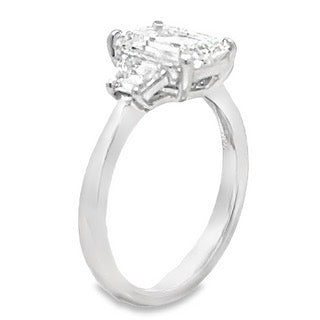 Lab Grown 3 Stone Engagement Ring