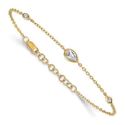 Lab Grown Diamond Bezel-set Bracelet