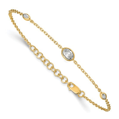 Lab Grown Diamond Bezel-set Bracelet