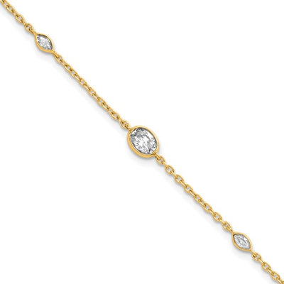 Lab Grown Diamond Bezel-set Bracelet