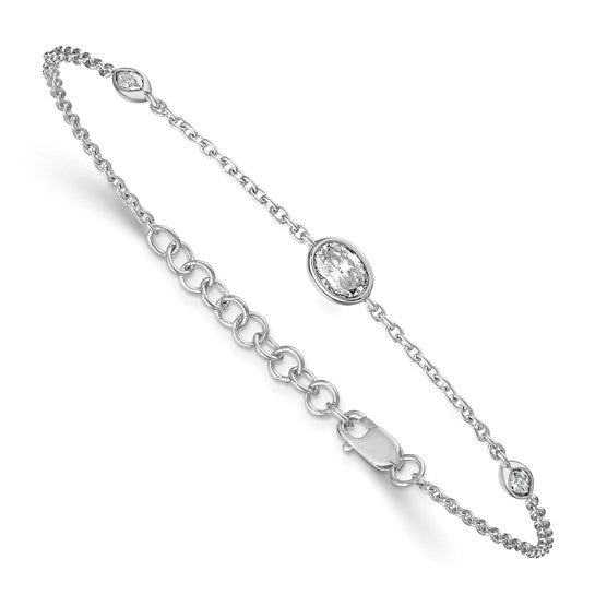 Lab Grown Diamond Bezel-set Bracelet