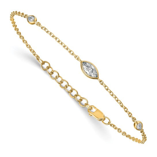 Lab Grown Diamond Bezel-set Bracelet