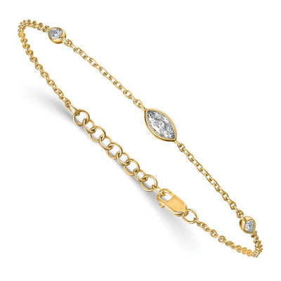 Lab Grown Diamond Bezel-set Bracelet
