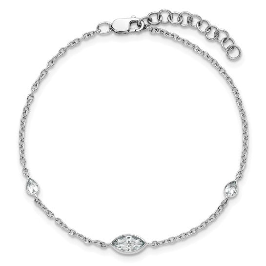 Lab Grown Diamond Bezel-set Bracelet
