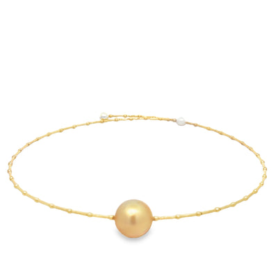 Golden South Sea Pearl Choker