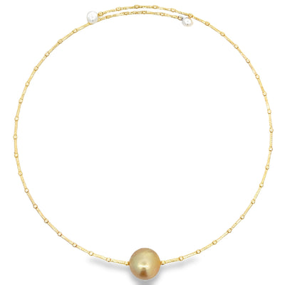 Golden South Sea Pearl Choker