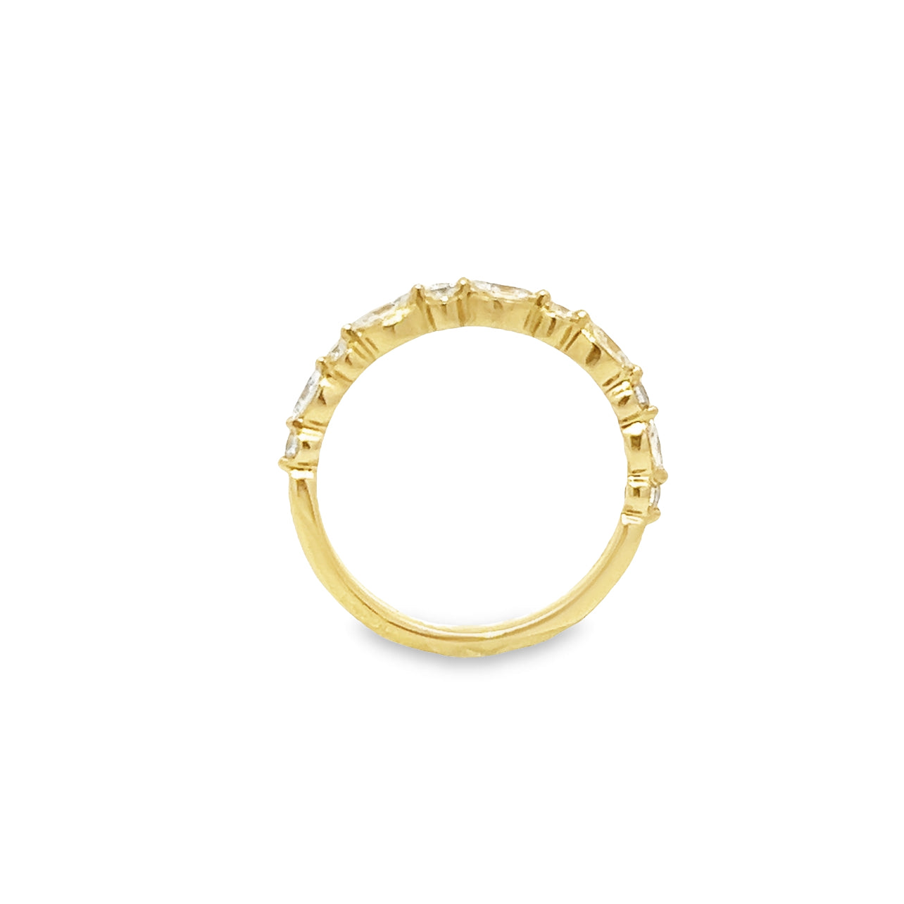 Stackable Marquise and Round Diamond Band