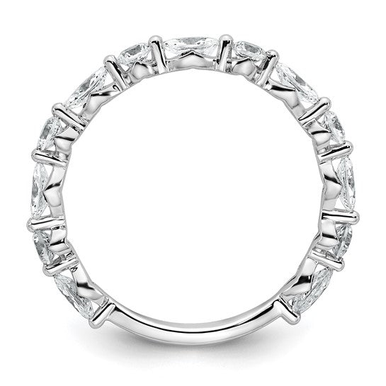 Lab Grown Marquise and Round Diamond Band