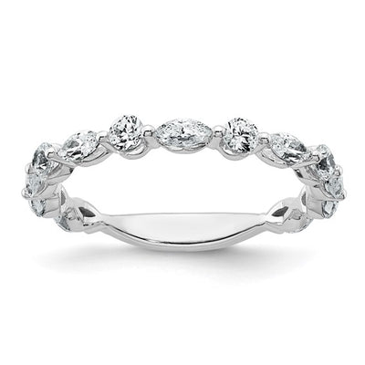 Lab Grown Marquise and Round Diamond Band