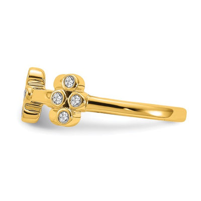 Lab Grown Diamond Bezel Bloom Ring