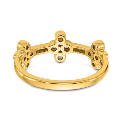 Lab Grown Diamond Bezel Bloom Ring