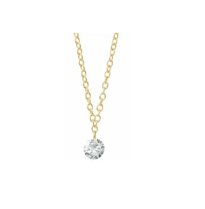 Diamond Solitaire Necklace