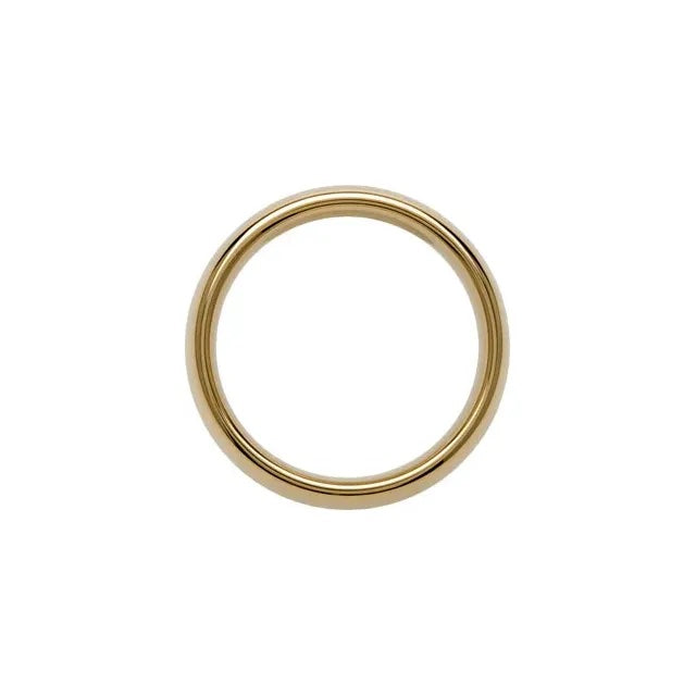 Men's Gold Tone 8.3mm Tungsten Band Size 10