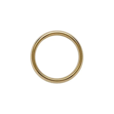Men's Gold Tone 8.3mm Tungsten Band Size 10