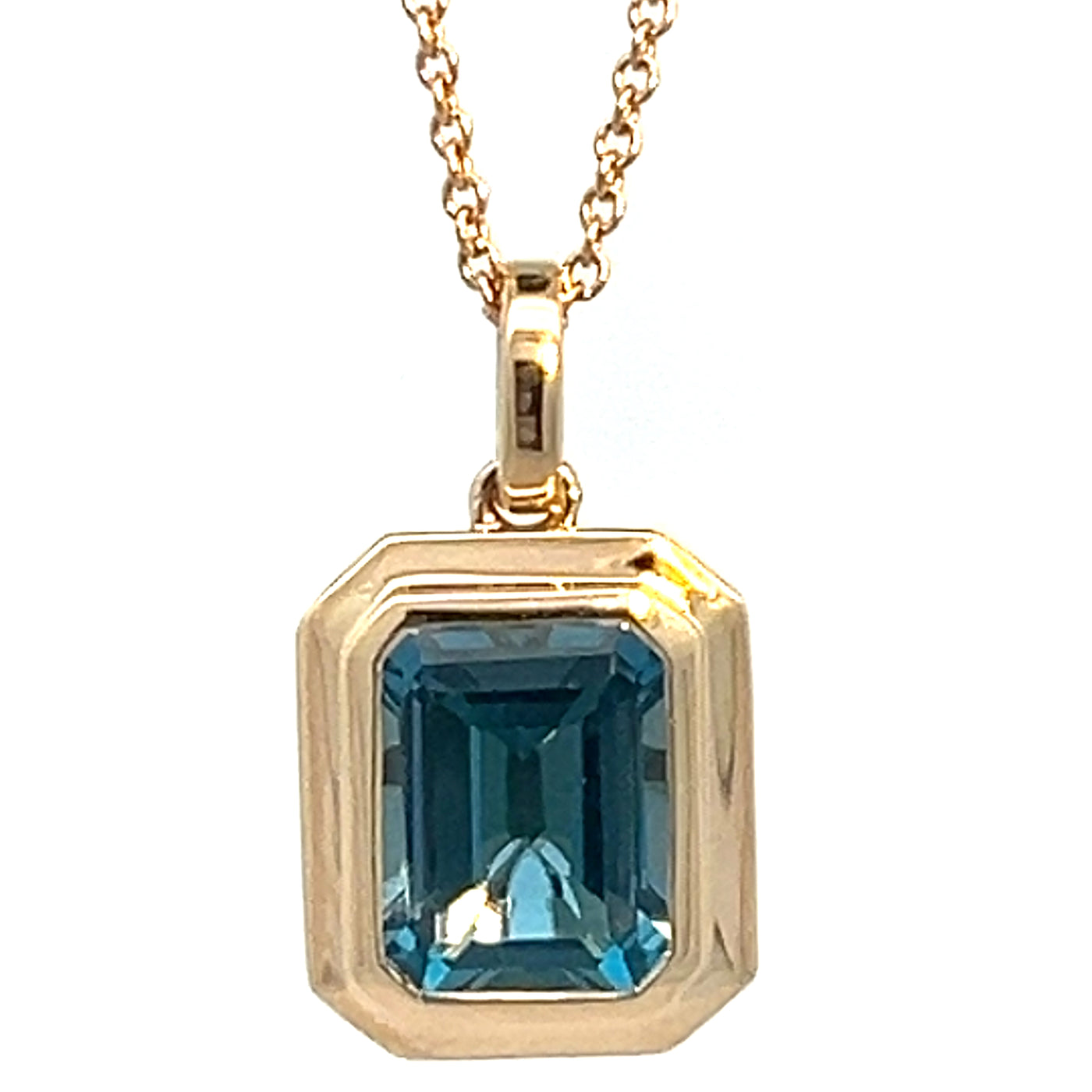 London Blue Topaz Necklace