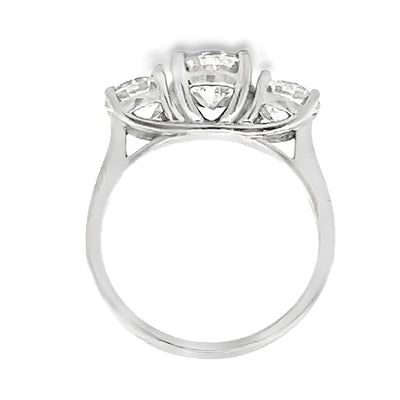 Lab Grown 3 Stone Diamond Ring