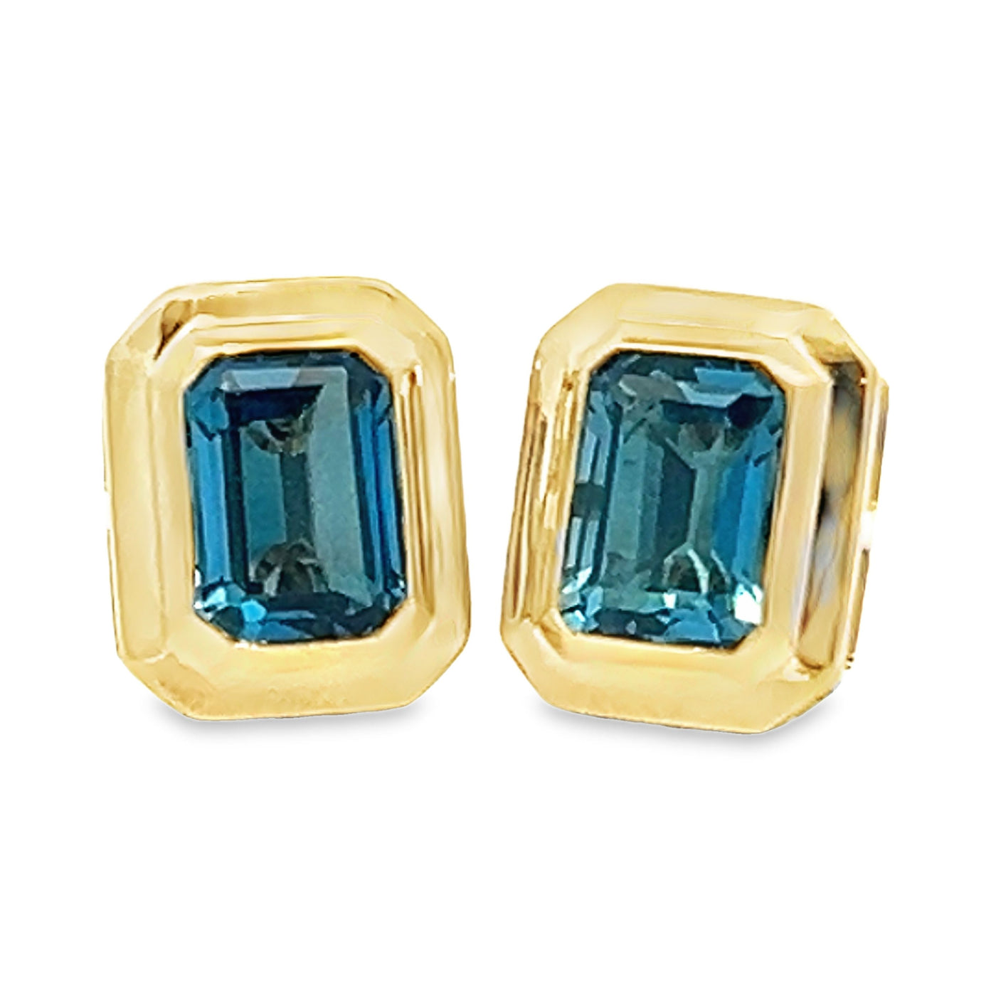 London Blue Topaz Stud Earrings