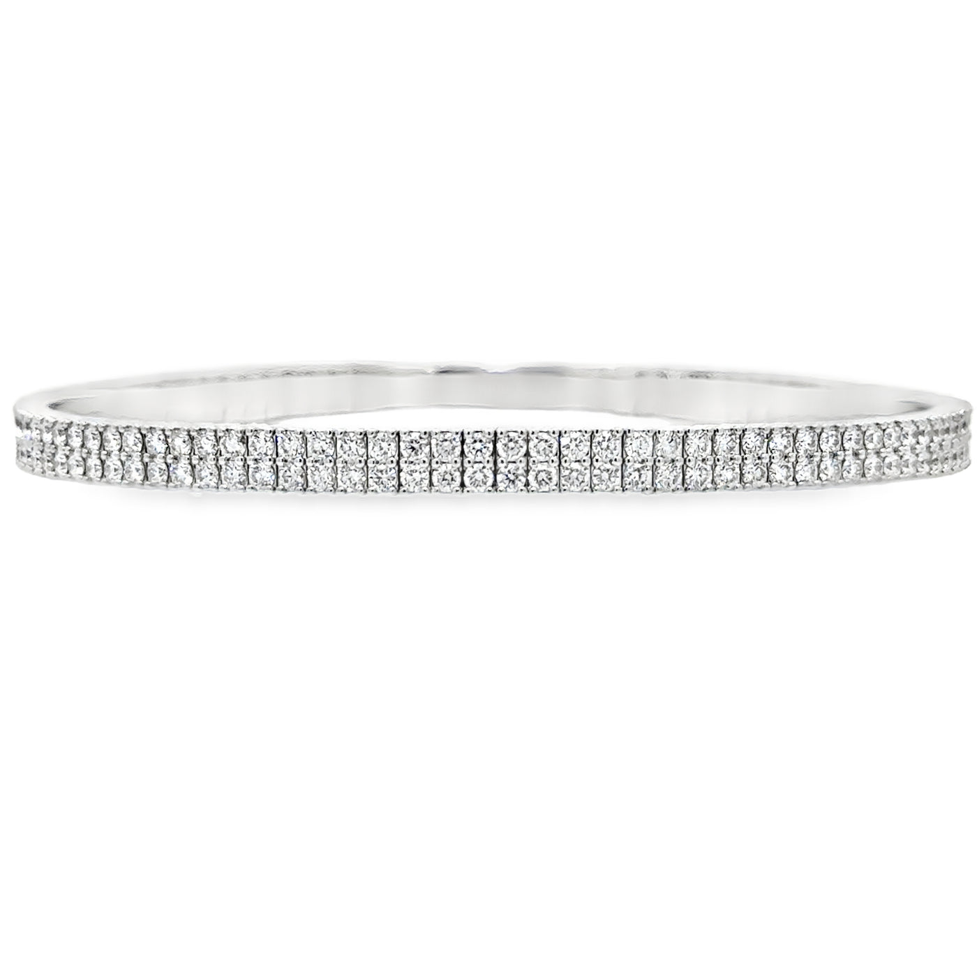 Diamond Eternity Flex Bangle Bracelet