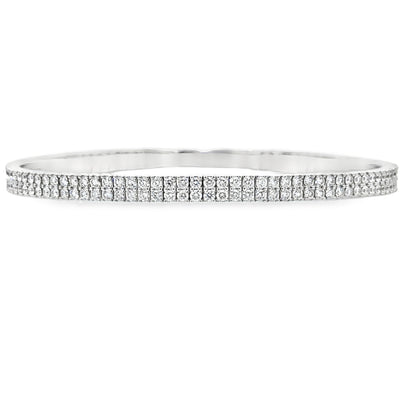 Diamond Eternity Flex Bangle Bracelet