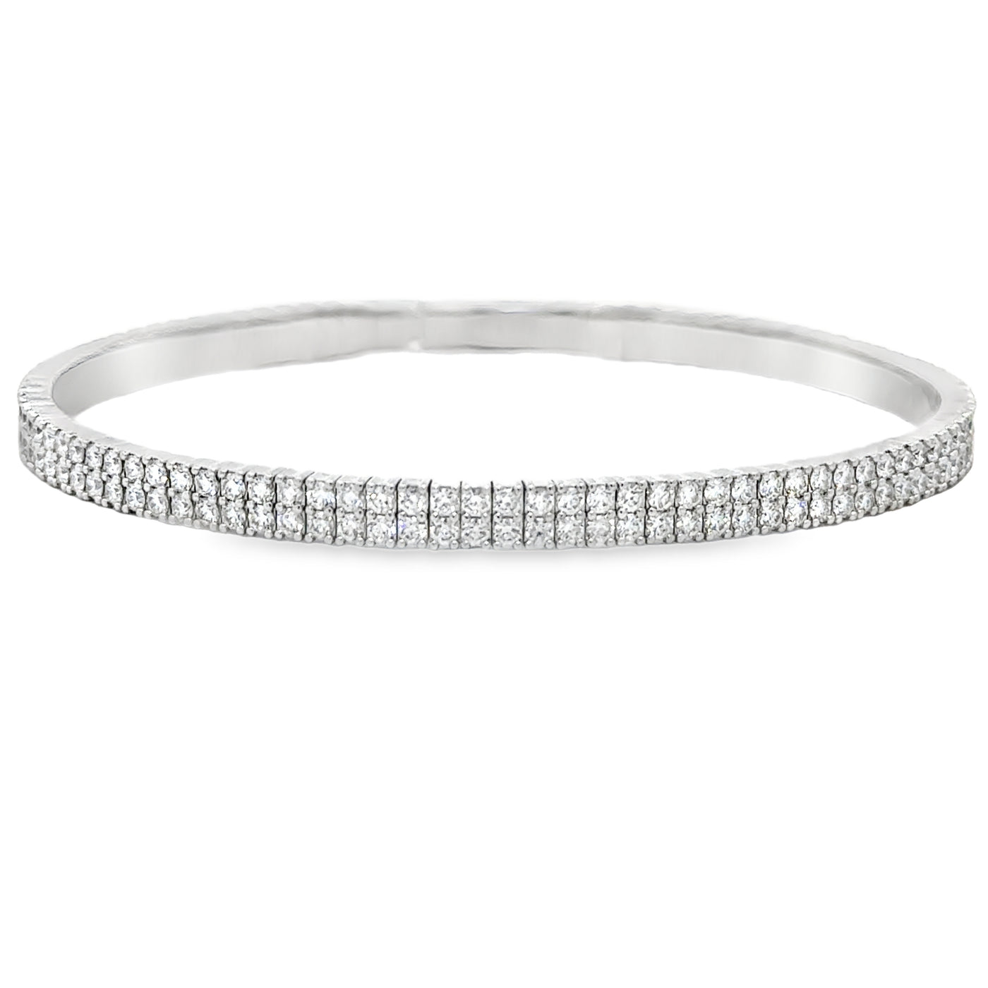 Diamond Eternity Flex Bangle Bracelet