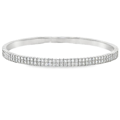 Diamond Eternity Flex Bangle Bracelet