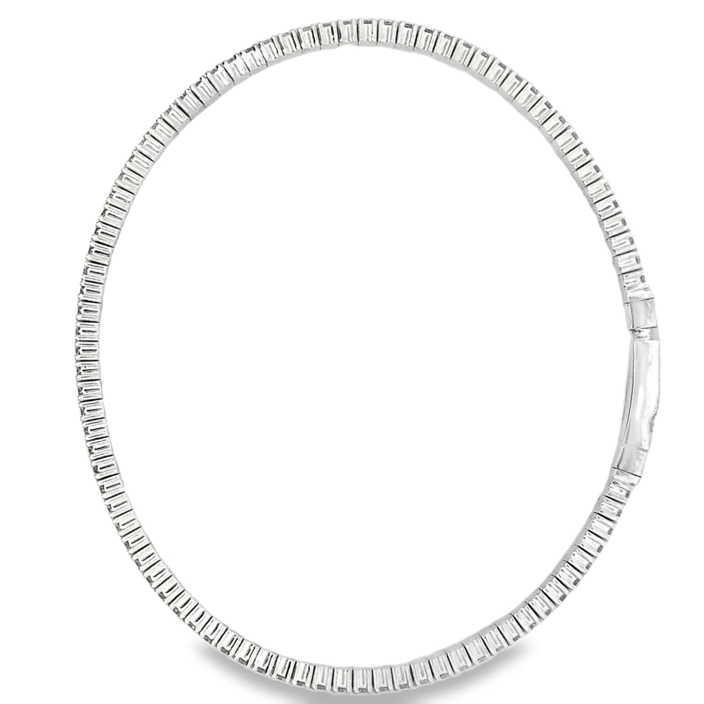 Diamond Eternity Flex Bangle Bracelet