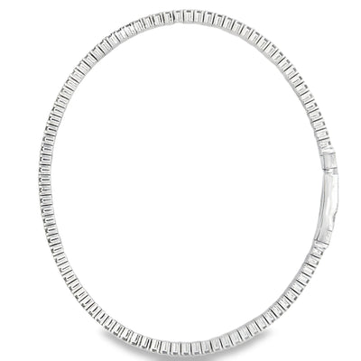 Diamond Eternity Flex Bangle Bracelet