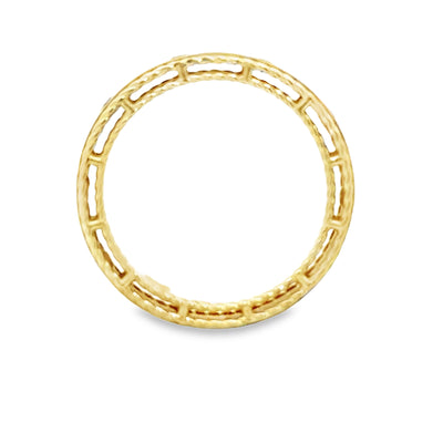 Roped Edge 7 Diamond Band