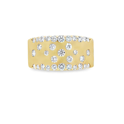 Sprinkled Diamond Fashion Band
