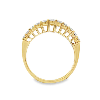 Lab Grown Diamond Baguette and Round Ring