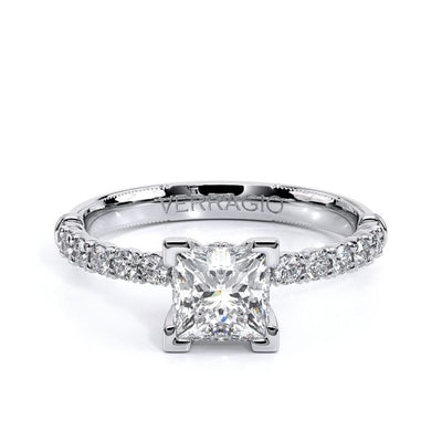 Verragio Single Row Diamond Semi-Mount Engagement Ring from the Renaissance Collection