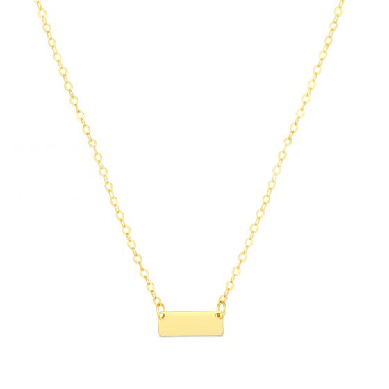 Mini Gold Bar Necklace